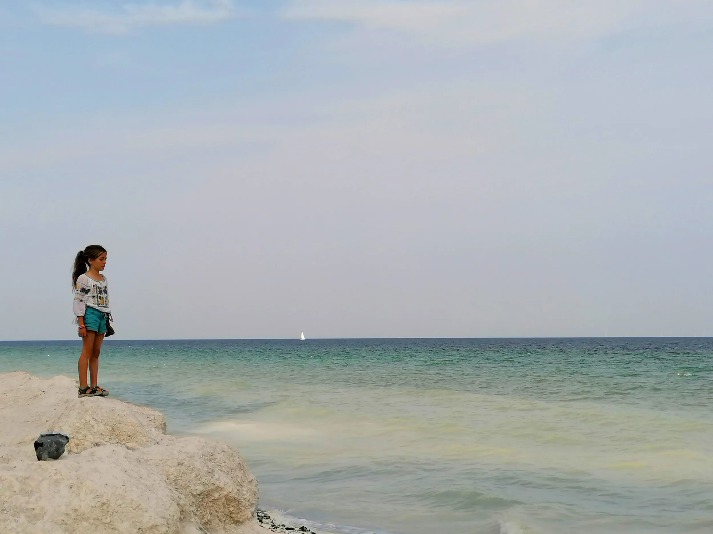 Mer au pied des falaises de Mons, Danemark